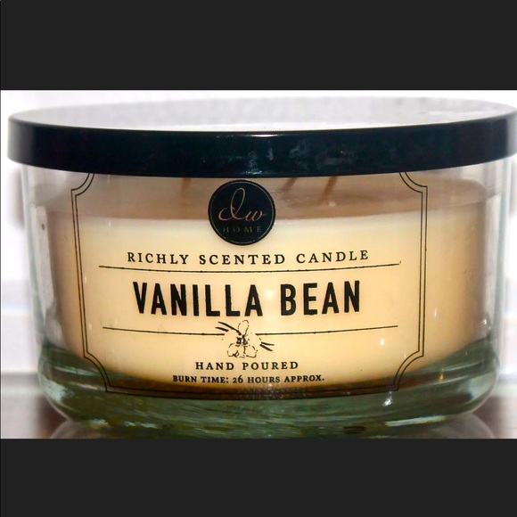 DW HOME CANDLE VANILLA BEAN 3 WICK RICHLY SCENTED NEW - Picture 3 of 5